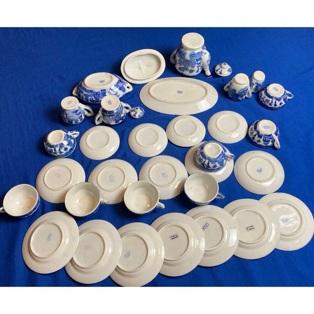 VTG Japanese Mini Tea Mixed Lot Sets Over 30 Pieces Some Marked Occupied Japan - Picture 2 of 16